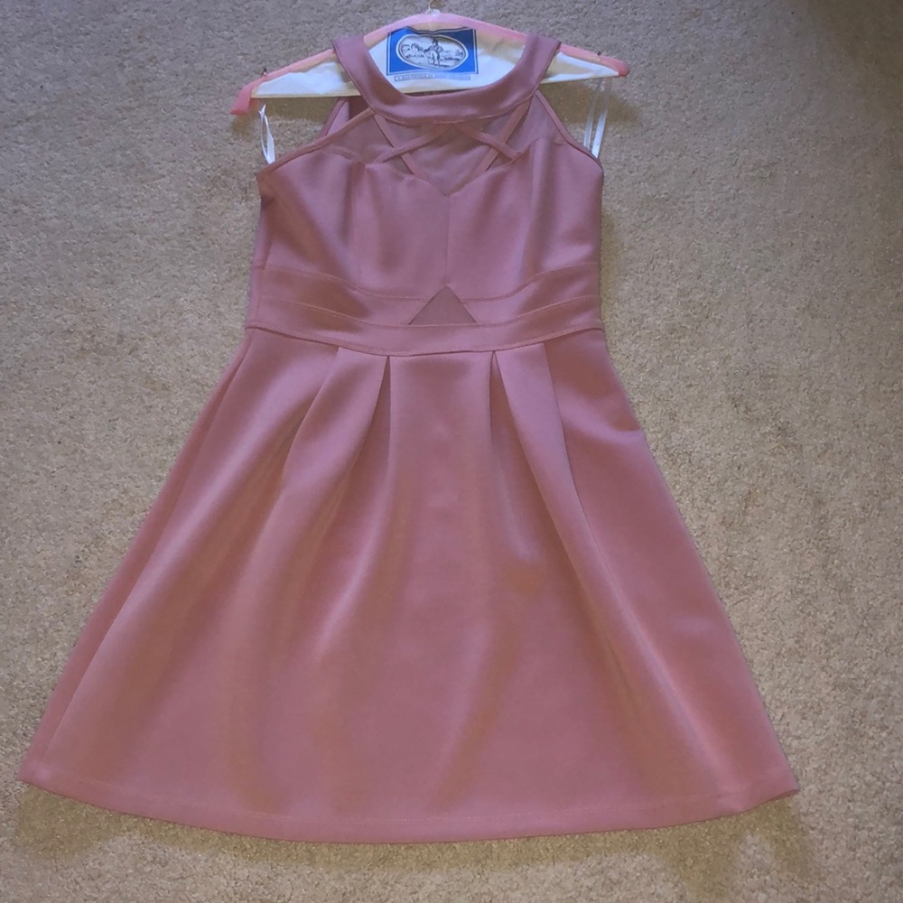 Light pink homecoming dress